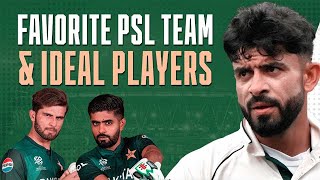 Aamer Jamal Picks Favorite psl TEAM amp Ideal Cricketers [upl. by Watts]