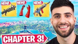 Fortnite Chapter 3 is AMAZING New Map Sliding New Weapons [upl. by Freddi645]