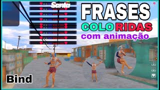 ENSINANDO COMO COLOCAR FRASES COLORIDAS COM ANIMAÇÃO EM CIMA DO PERSONAGEM NO GTA RP BIND [upl. by Jarlen347]