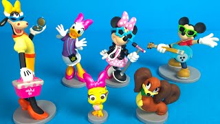 Disney Minnie Rock Star Figurine Playset Mickey Mouse Daisy Fifi Figaro Disney Elsa [upl. by Rehptsirhc300]