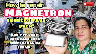 How to repair Magnetron in a Microwave oven [upl. by Calvin]