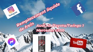 Remplacement liquide de frein Audi A3 [upl. by Erikson758]