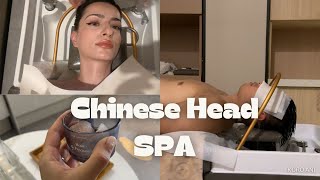 Chinese Head SPA with water  水洗头了｜Sharing an amazing experience in China  Koro Ani [upl. by Armelda]