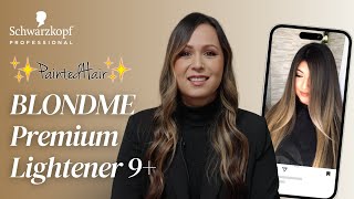 BLONDME Premium Lightener 9 Review from PaintedHairofficial  Schwarzkopf Professional USA [upl. by Claudine]