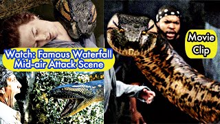 Anaconda 1997 Movie Clip Deadly Waterfall Scene  Death Catches in midair [upl. by Liana281]