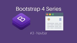 Bootstrap 4 Series 3 Navbar [upl. by Enneicul248]