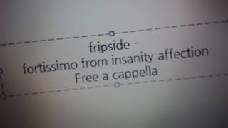 fripSide  fortissimo from insanity affection Free a cappella フリーアカペラ [upl. by Harias69]