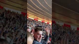 Leicester fans celebrate last minute winner premierleague lcfc LeicesterCity [upl. by Adal522]