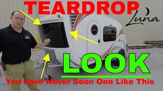 RV REVIEW 2018 Luna InTech RV Teardrop Trailer Walk Though [upl. by Flossy]