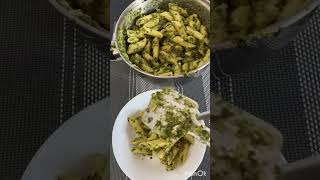 Pesto pasta recipe full video available in channeldo checkout😃 [upl. by Nadruoj]