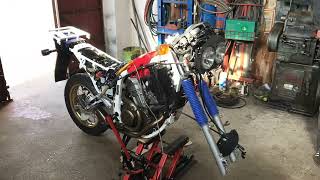 HONDA AFRICA TWIN XRV 650 RD03 1988 FULL RESTORATION REBUILD [upl. by Middlesworth]