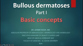 Bullous Dermatoses part 1 [upl. by Adne]