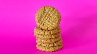 GALLETAS De Mantequilla de Maní con 3 Ingredientes 💜 Receta SIN Gluten 💜 Dieta KETO [upl. by Tabina]