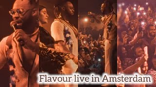 Flavour live performance in Amsterdam  watch how he serenade the ladies [upl. by Levy40]