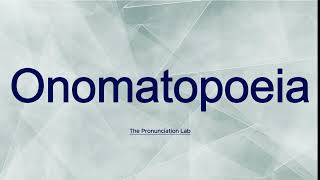 Onomatopoeia Pronunciation How to Say Onomatopoeia  How to Pronounce Onomatopoeia [upl. by Eisned]