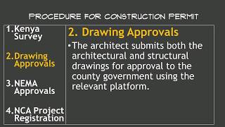 Building In Kenya The Approval Process and obtaining a construction permit [upl. by Benton847]