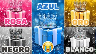 ELIGE 1 REGALO DE 4 👑 CHOOSE YOUR GIFT 5 🎁 4 CAJAS DE REGALOS 🏆 ELIGE TU REGALO 4  Reto al Cerebro [upl. by Ennairam]