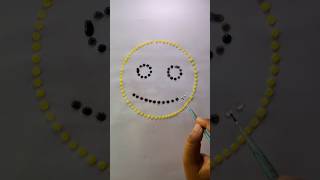 Smile 😃 water drops art art viralvideo shortvideos [upl. by Romaine649]