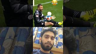 rare goalkeeper moments in football game L7shorts football shorts video reels goalkeeper [upl. by Seadon]