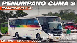 BUS INI TANGGUNG JAWABNYA LUAR BIASA ‼️ Trip Lampung  Jakarta with Sinar Jaya 32RC [upl. by Aracat]