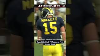 Ryan Mallett Tossed 3 TDs in First Career Start as Michigan QB  380 Win Over Notre Dame [upl. by Etirugram554]