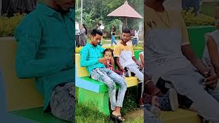 BABU 1ST VISIT OF GARDEN reels trending love garden viralvideo playing [upl. by Rod890]