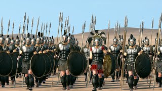 4800 Libyan Infantry Vs 2400 Myrmidon Spearman  Total War Rome 2 [upl. by Adriane]