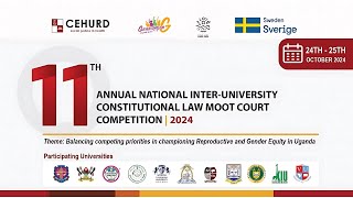 THE 11TH ANNUAL NATIONAL INTERUNIVERSITY CONSTITUTIONAL LAW MOOT COURT COMPETITION 2024  DAY 2 [upl. by Airotahs658]