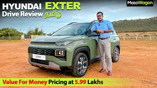 Hyundai Exter  Drive Review Tamil  MotoWagon [upl. by Morentz614]