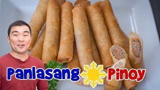 Panlasang Pinoy Lumpia Recipe Remake  Makeover of Oldest Lumpia Video [upl. by Lebiralc]