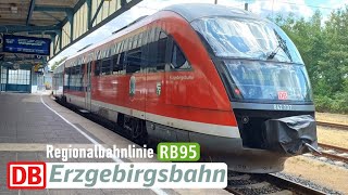 Erzgebirgsbahn  Mitfahrt RB95 Zwickau Hbf  Johanngeorgenstadt  Siemens Desiro Classic BR 642 [upl. by Huberty977]