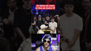 aczino skone freestyle rap reaccion [upl. by Ellehcil]