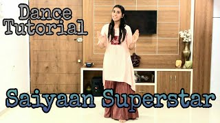 Mere Saiyaan Superstar Wedding Dance Tutorial  Bride Dance performanceStep to StepWedding Dance [upl. by Lua794]