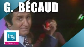 Gilbert Bécaud quotSo far away from Courbevoiequot live officiel  Archive INA [upl. by Sim299]