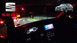 Seat Ateca FR 15 TSI 150PS 4x4 NIGHT POV DRIVE  ASMR night cruising [upl. by Htevi]