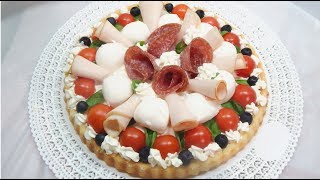 Crostata morbida salata Ricetta Facile e Veloce [upl. by Griffis]