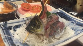 Live Fish Sashimi in japan lifeinjapan [upl. by Teage]