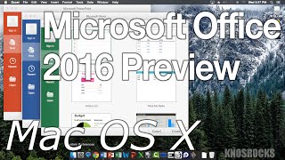 How To Download amp Install Microsoft Office 2016 Preview Mac OS X WordExcelPower Point [upl. by Egor]