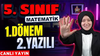 5Sınıf Matematik 1Dönem 2Yazılıya Hazırlık 📝 yazılıhazırlık [upl. by Gibb]