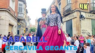 Sabadell Festa Major  CERCAVILA GEGANT 2024 Barcelona Spain 4k [upl. by Hailey]