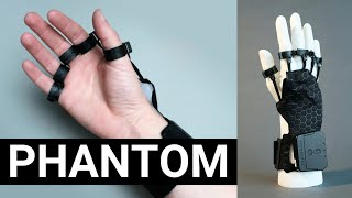 Afference Phantom VR Glove Creates Artificial Touch Sensations With Rings On Your Fingers [upl. by Sofko]