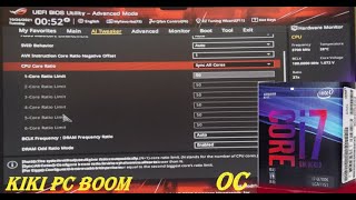 Kako overklokirati procesor i7 8700K 8700k Overclock guide on Asus Strix Z370f [upl. by Rima]