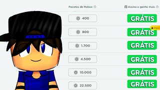 COMO CONSEGUIR ROBUX GRÁTIS NO ROBLOX 100 ATUALIZADO 2023 [upl. by Herve]