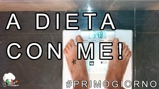 DIMAGRIRE VELOCEMENTE 4 KG IN 7 GIORNI VLOG A DIETA CON ME EPISODIO 1 PRIMO GIORNO  FoodVlogger [upl. by Laufer]