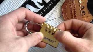 Combination lock brinks [upl. by Candie]