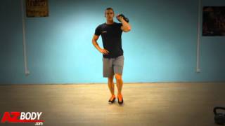 Kettlebell  shoulder lundge [upl. by Attiuqihc]