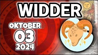 horoskop Widder Donnerstag 03 Oktober 2024 [upl. by Susana566]