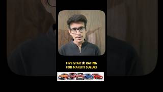 5 star safety rating in Maruti Suzuki [upl. by Koblas]