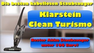 Klarstein Clean Turismo 2in1 kabelloser Staubsauger – Bester Akku Staubsauger unter EUR 100 [upl. by Ehc]