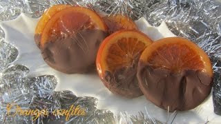 Recette des oranges confites maison [upl. by Airretal]